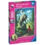 Puzzle Scufita Rosie Si Lupul, 100 Piese Glitter Ravensburger - 2